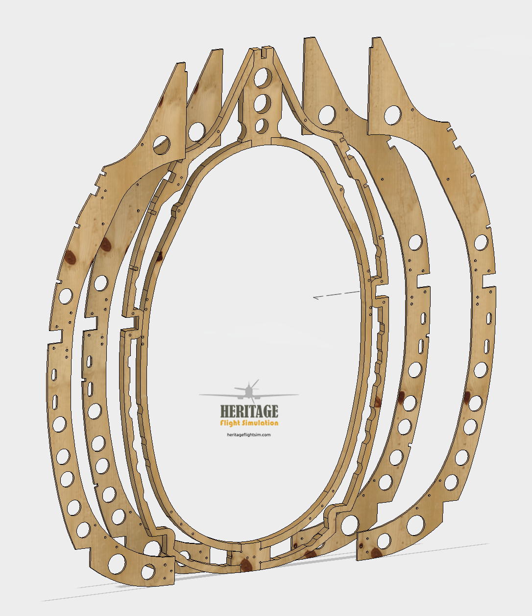 Frame 11. Frame ribbed.